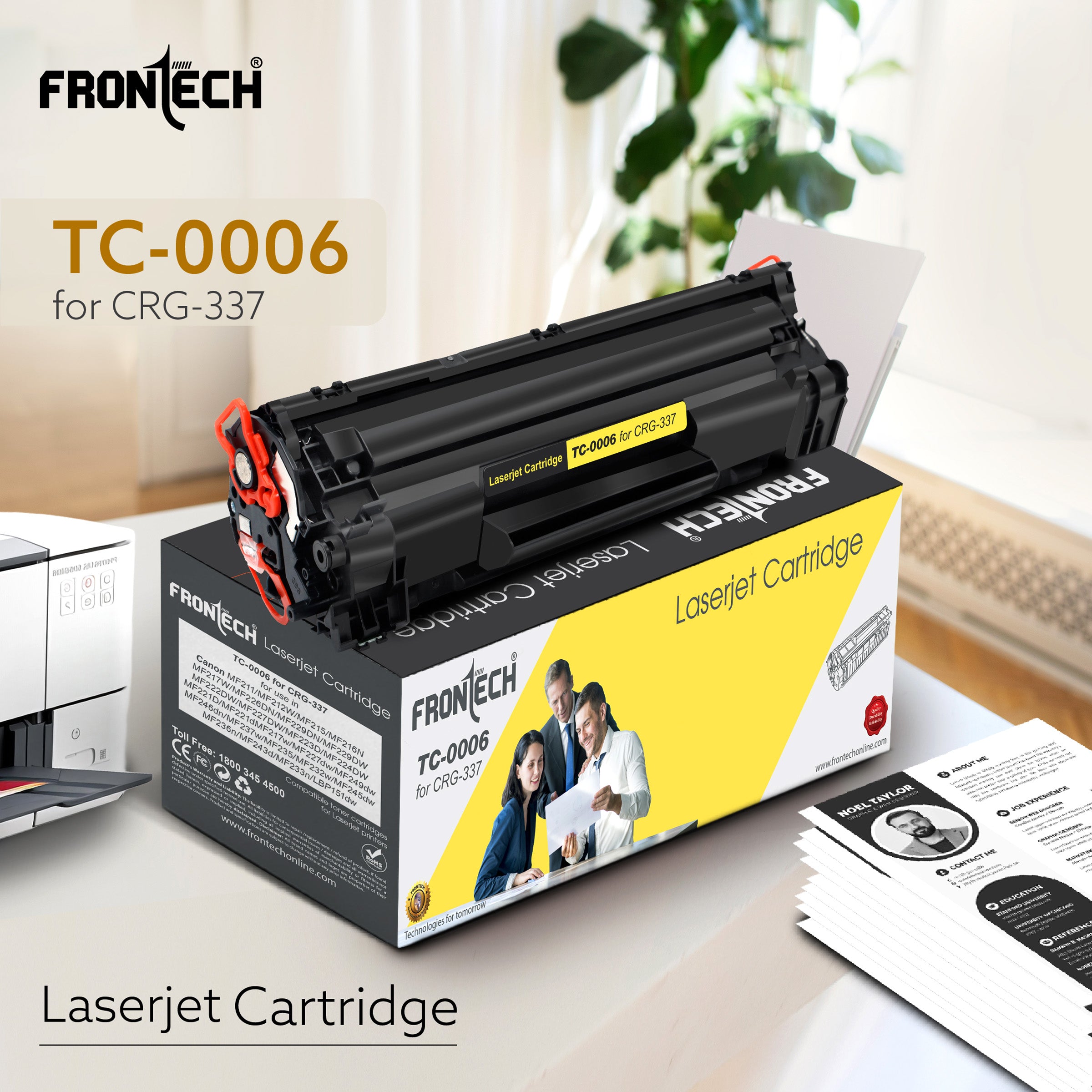 Frontech CRG-337 Toner Cartridge | Compatible with Canon MF232w-LBP223d Series (TC-0006) Frontech CRG-337 Toner Cartridge | Compatible with Canon MF232w-LBP223d Series (TC-0006)